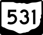 State Route 531 marker