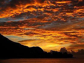 Sunset Over Beau Vallon