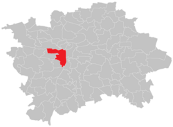 Location of Smíchov in Prague