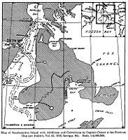 Capt. Capt. George Comer's 1913 map of Southampton.