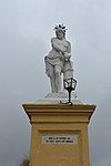 Statue of Christ tied to a column