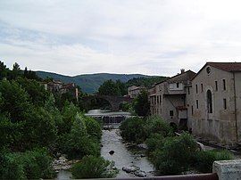 Le Vigan and the Arre River