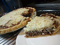 Wet-bottom shoofly pie