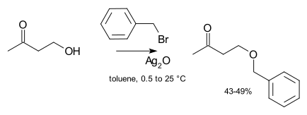 Ether synthesis with silver oxide