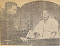 Pak Chungyang and one jounarists (1935)