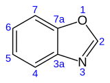 Skeletal formula with numbering convention