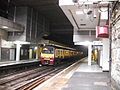 A Class 320 at Charing Cross (Glasgow) with a train to Airdrie