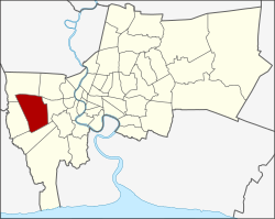 Khet location in Bangkok