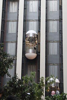 A photo of Capsule Lift inside the Mumbai campus