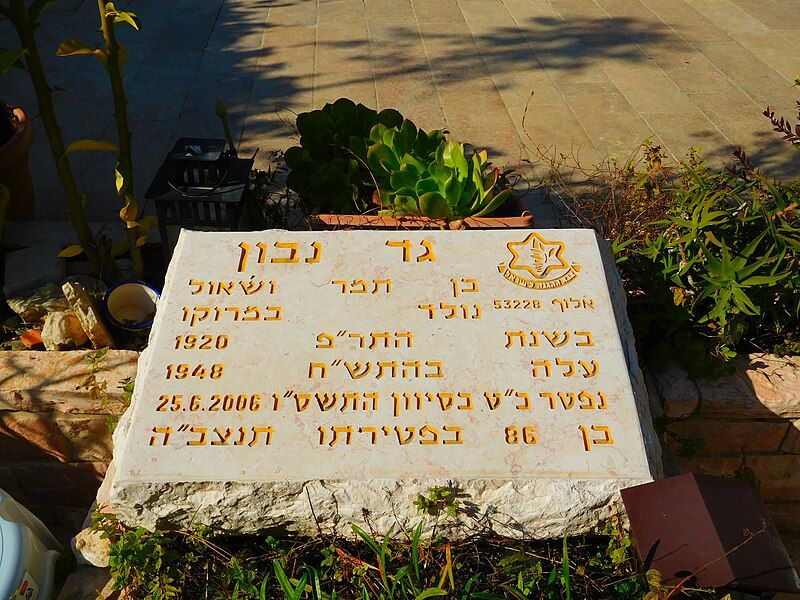 File:Gad Navon's grave.JPG