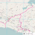 Image 19Map of railway lines in Guatemala and El Salvador, owned by the IRCA, a subsidiary of the United Fruit Company that controlled the railroads in both countries. The only Atlantic port was controlled by the Great White Fleet, also a UFCO company. (from History of Guatemala)