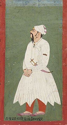 Depiction of Rao Maldeo Rathore