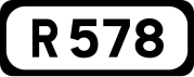 R578 road shield}}