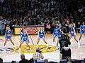 Image 13The Laker Girls, an all-female National Basketball Association Cheerleading squad that supports the Los Angeles Lakers basketball team in home matches, performing in 2007