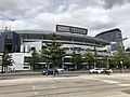 Exterior view of the stadium as seen from the harbour side