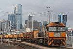 NR class locomotive shunting at the Melbourne Steel Terminal in 2006