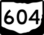 State Route 604 marker