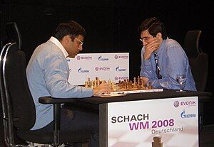 Viswanathan Anand and Vladimir Kramnik