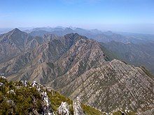 View east along the Tsitsikamma Range from Formosa Peak.