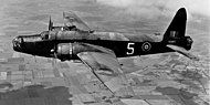 A Vickers Wellington Mk.IA bomber, that was temporarily based on RAF Ramat David