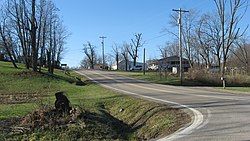 State Route 78 in the community's east side