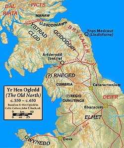 Yr Hen Ogledd (The Old North) c. 550 – c. 650.