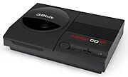 Amiga CD32 games console sitting at a slight angle