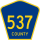 County Route 537 Spur marker