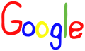 Faux Google logo (created by WAvegetarian)