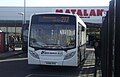 A Enviro200 Dart owned by Hansons in 29 seat style about to leave Westfield Merry Hill on a Centro Contract.