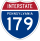 Interstate 179 marker