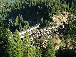 Keddie Wye bridge in 2003