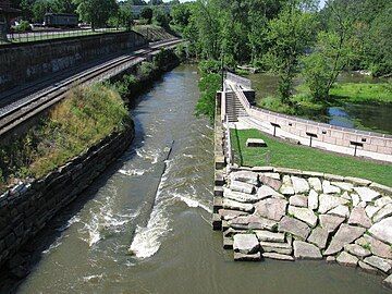 Former and widened P&O Canal lock. Picture taken by my grandfather Barton Derby.