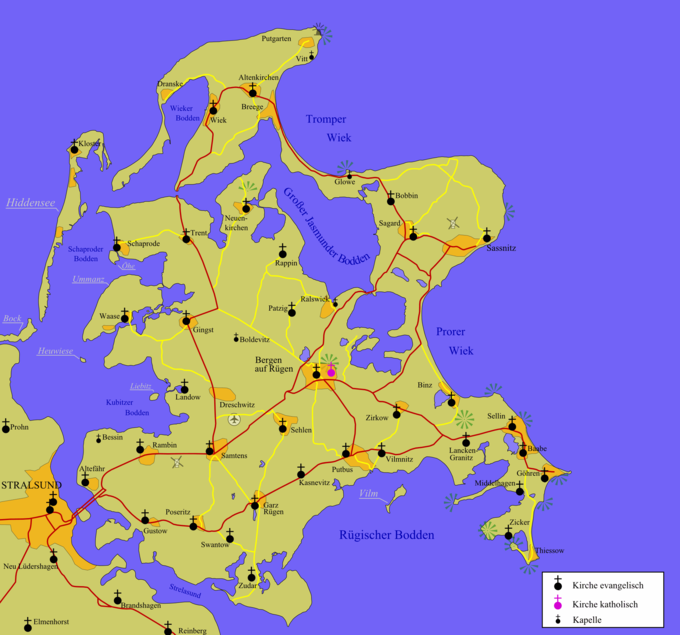 Churches on Rügen