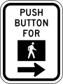 R10-4b Push button for walk signal