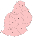 Districts of Mauritius