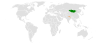 Location map for Mongolia and Nepal.