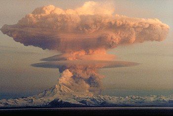 Mt. Redoubt eruption