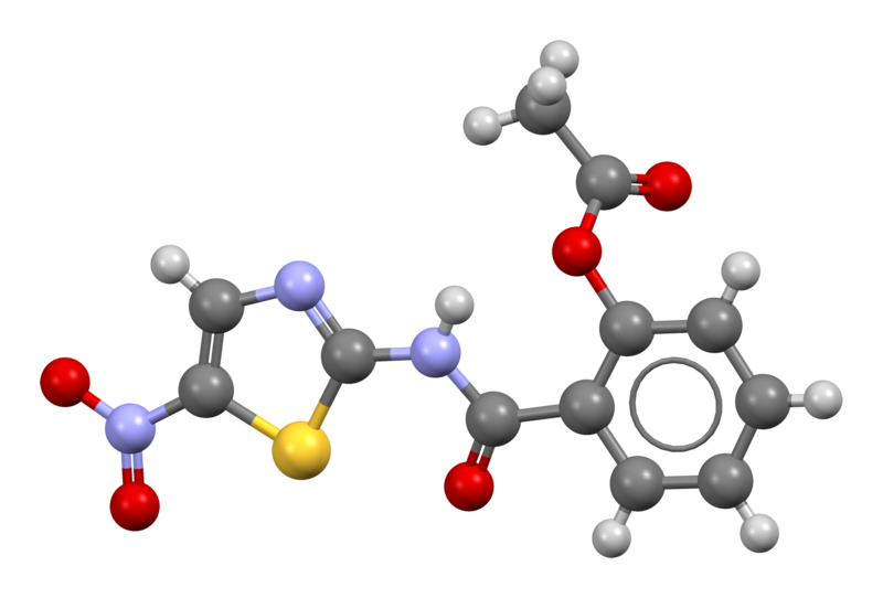 File:Nitazoxanide-from-xtal-Mercury-3D-balls.png