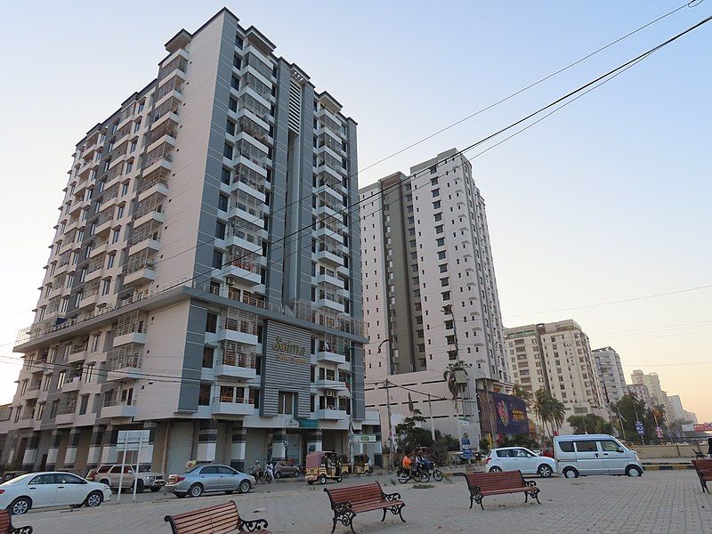 File:PECHS Buildings Karachi.jpg