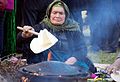 Lavash making in Lahıc, Ismailli, Azerbaijan