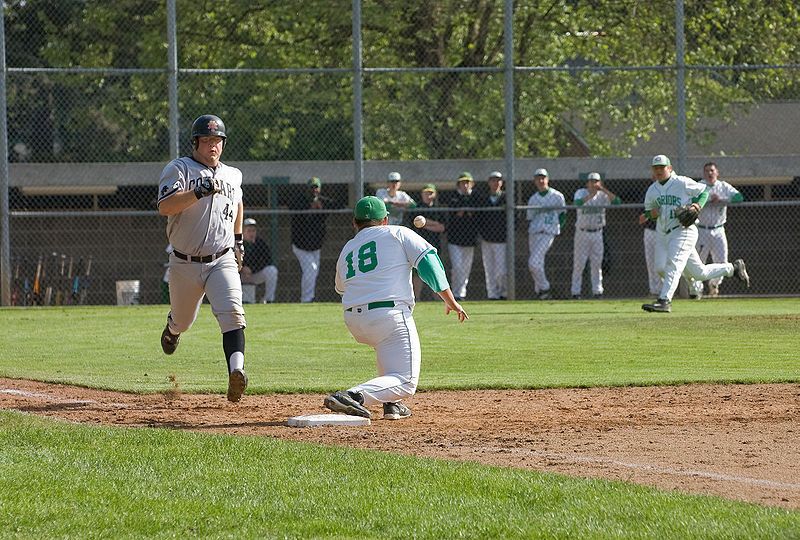 File:Baseball Play-at-first.jpg