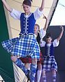 Image 2Highland dancing in traditional Gaelic dress with its tartan pattern (from Culture of the United Kingdom)