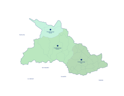 Location of Chalatenango Sur