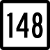 Route 148 marker