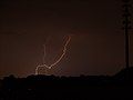 Lightning from an intense thunderstorm, taken in my hometown of Monroe, Connecticut.