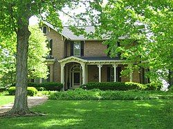 Elmwood Place farmhouse on State Route 161