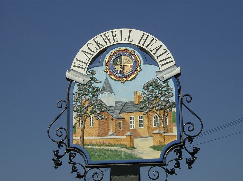 File:Flackwell Heath Sign.JPG