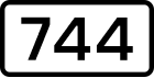 Route 744 shield}}