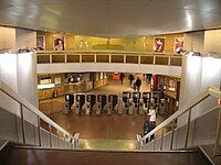 Invalides RER ticket hall